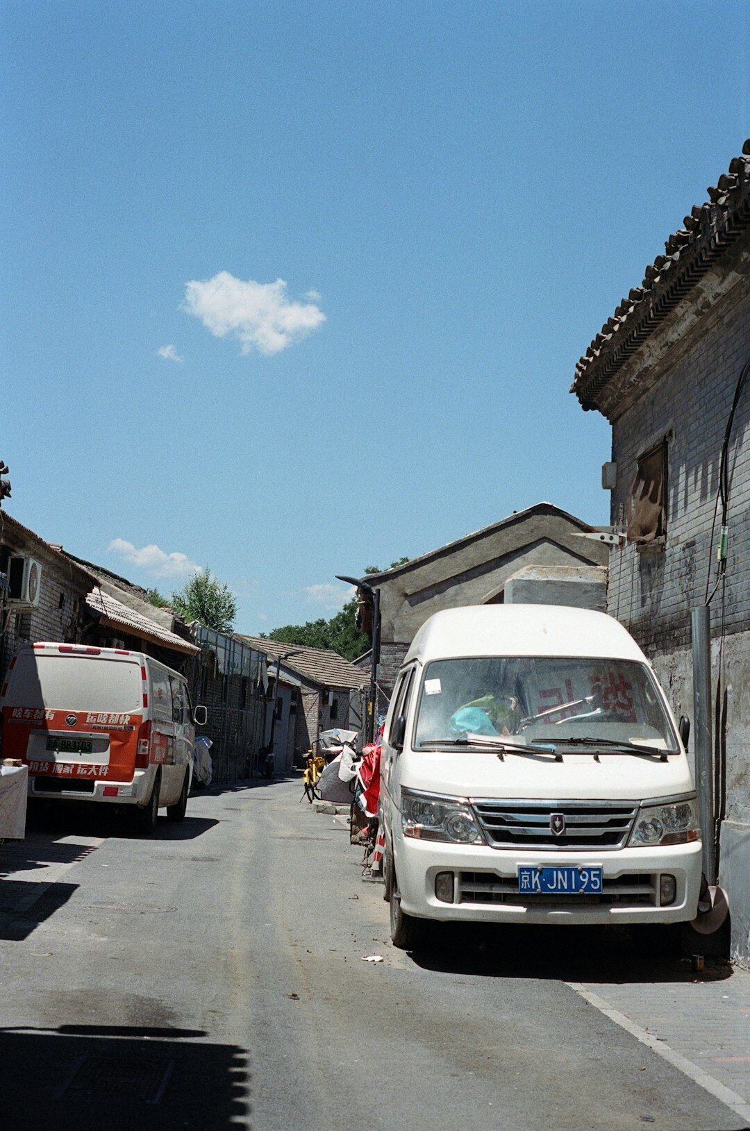 Outside broadcast van with satellite dish for live signal transmission